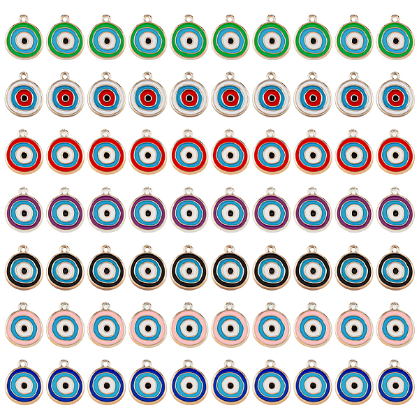 Dicosmetic 70 個 7 色 Ccb プラスチックエナメルペンダント