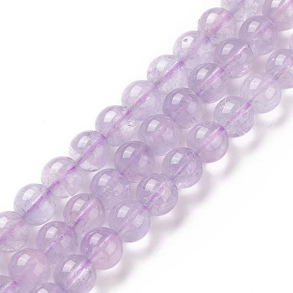 

PandaHall Natural Amethyst Beads Strands, Round, 8.5mm, Hole: 0.8mm, about 46pcs/strand, 15.16''(38.5cm) Amethyst Round