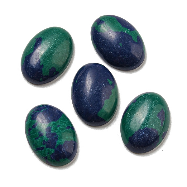 

PandaHall Synthetic Chrysocolla Cabochons, Oval, 18x13x5~5.5mm Chrysocolla Oval