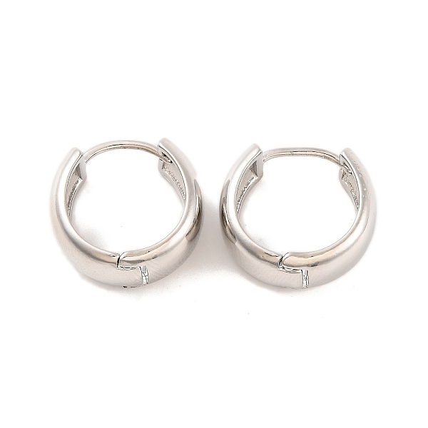 Brass Hoop Earrings… - image