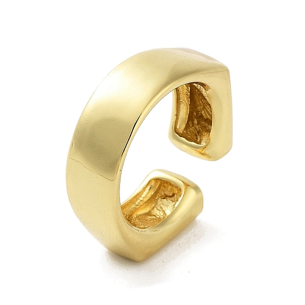 

PandaHall Rack Plating Brass Cuff Rings, Long-Lasting Plated for Women, Lead Free & Cadmium Free, Real 18K Gold Plated, 7.5mm, US Size 7 3/4...