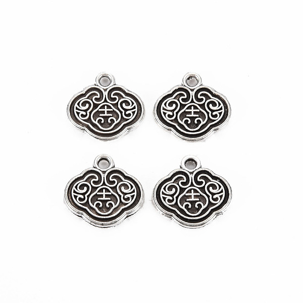 

PandaHall Tibetan Style Alloy Charms, Cadmium Free & Lead Free, Cloud, Antique Silver, 12.5x13x1.5mm, Hole: 1.4mm, about 1305pcs/1000g Alloy...