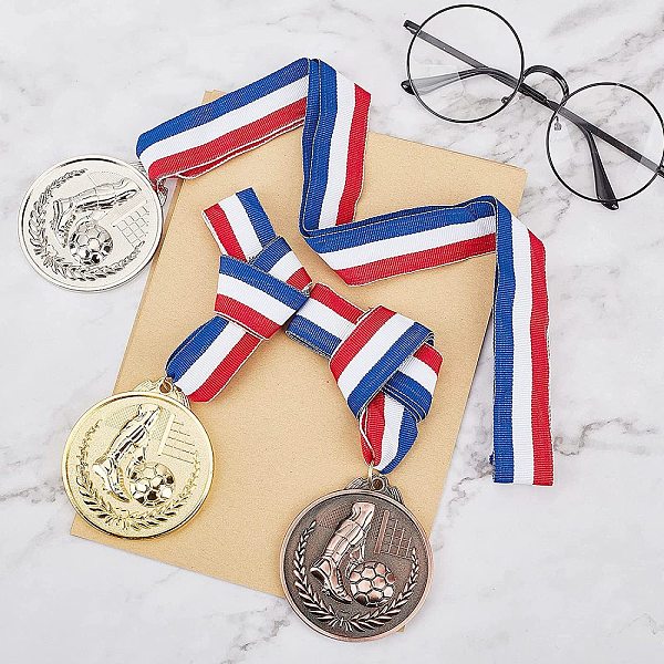 Zinc Alloy Football Medals