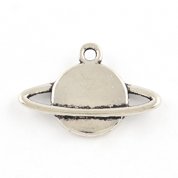 

PandaHall Tibetan Style Alloy Pendants, Cadmium Free & Lead Free, Planet, Universe Space Charms, Antique Silver, 15x22x2.5mm, Hole: 1.5mm...