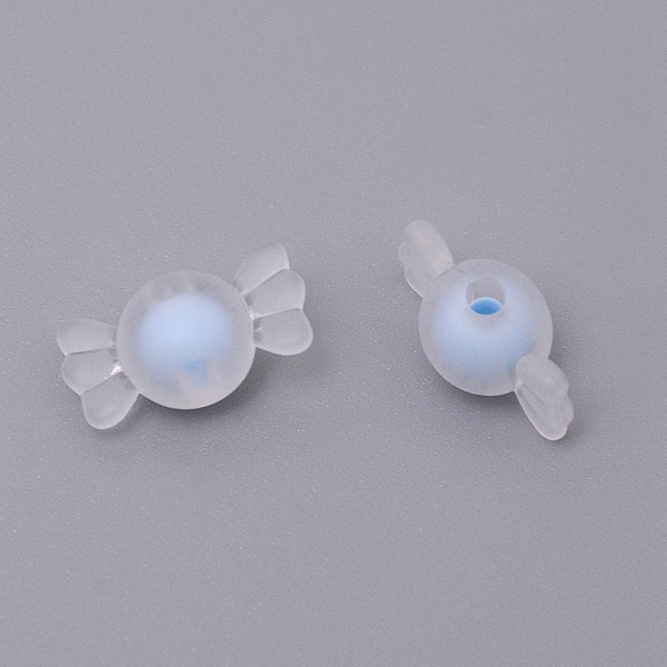 

PandaHall Transparent Clear Acrylic Beads, Frosted, DIY Accessories, Bead in Bead, Candy, Light Sky Blue, 8.5x16.5x8.5mm, Hole: 2mm Acrylic...