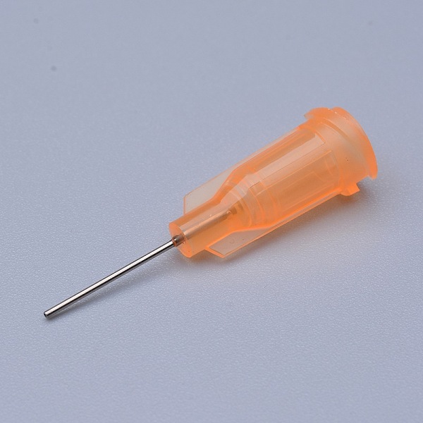 

PandaHall Plastic Fluid Precision Blunt Needle Dispense Tips, Orange, Lumen: 0.34mm, 30x7.5mm, External Dia: 0.64mm Plastic Orange