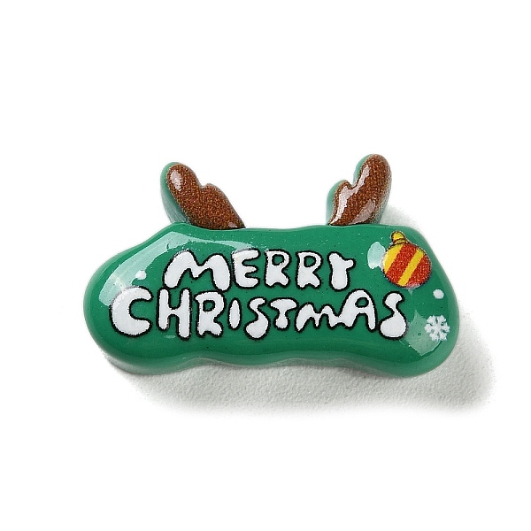 

PandaHall Christmas Theme Opaque Resin Decoden Cabochons, for Jewelry Making, Deer, 17x27.5x8mm Resin Deer