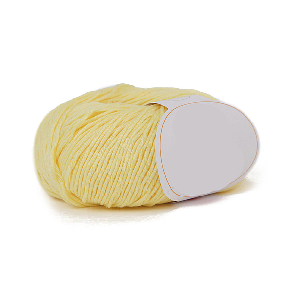 

PandaHall Cotton Yarn, for Weaving, Knitting & Crochet, Yellow, 2mm Cotton Yellow