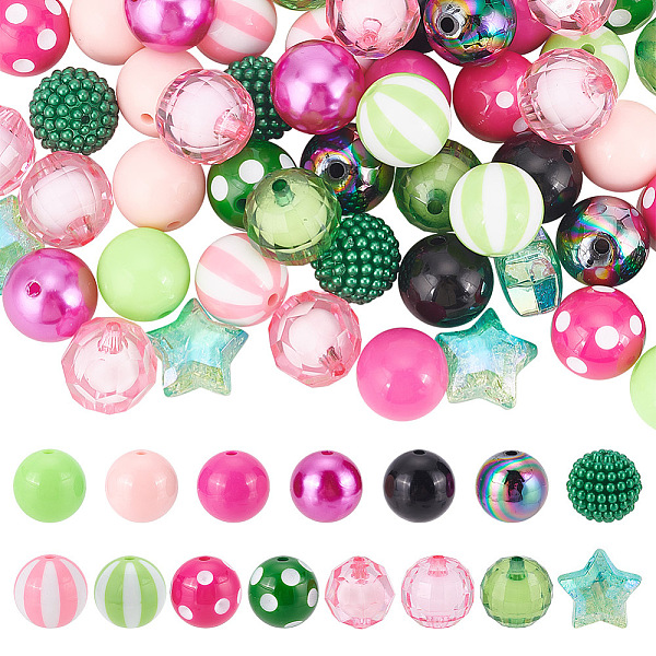60Pcs 15 Style Mixe… - image