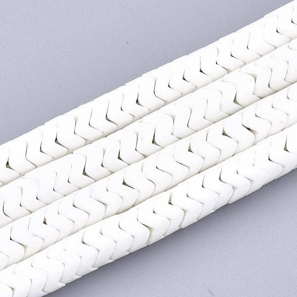 

PandaHall Natural Agate Beads Strands, Dyed, Wave, White, 6.5~7x4~4.5mm, Hole: 1.2mm, about 128pcs/strand, 15.7 inch Natural Agate Others...