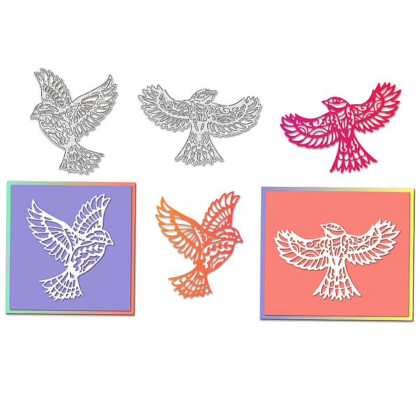 

PandaHall Carbon Steel Cutting Dies Stencils, for DIY Scrapbooking, Photo Album, Decorative Embossing Paper Card, Stainless Steel Color...