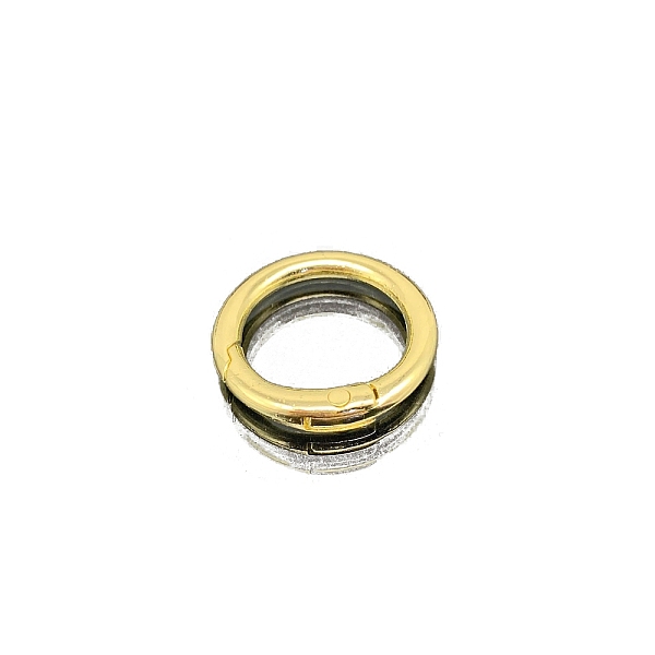 

PandaHall Alloy Spring Gate Rings, Round Rings, for Bag Making, Light Gold, 26mm Alloy