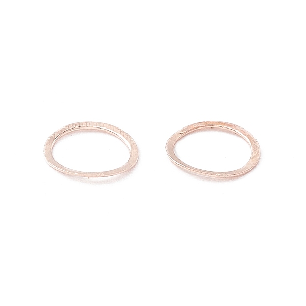 

PandaHall Brass Cabochons, Nail Art Studs, Nail Art Decoration Accessories, Ring, Rose Gold, 6x0.2mm Brass Ring