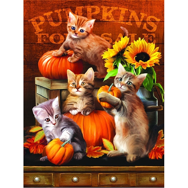 

PandaHall DIY Thanksgiving Day Animal Pattern 5D Diamond Painting Kits, including Resin Rhinestones, Diamond Sticky Pen, Tray Plate and Glue...