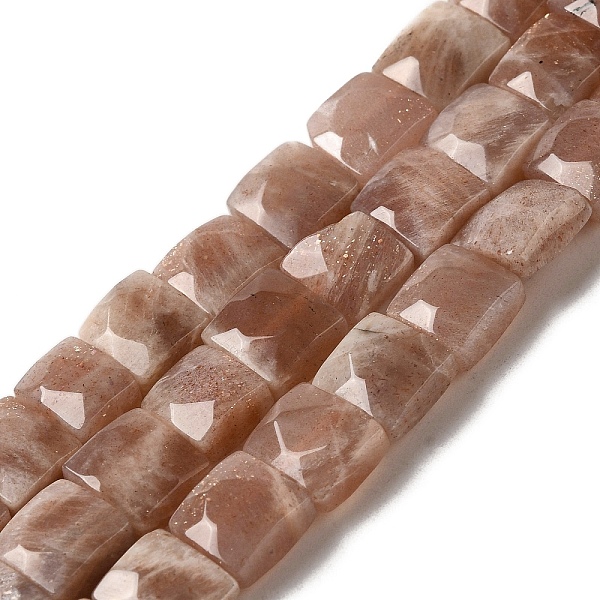 

PandaHall Natural Sunstone Beads Strands, Faceted, Square, 9~10.5x10~10.5x6mm, Hole: 1mm, about 18~20pcs/strand, 7.09~7.68 inch (18~19.5cm)...