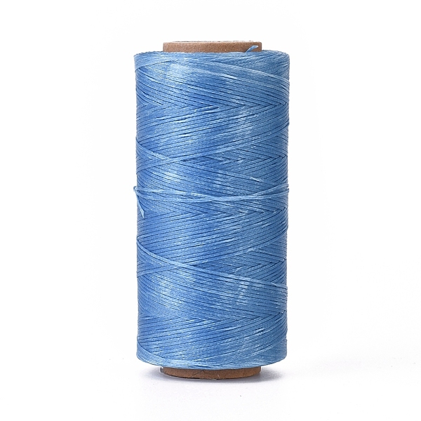 

PandaHall Waxed Polyester Cord, Micro Macrame Cord, Waxed Sewing Thread, Flat, Cornflower Blue, 0.8mm, about 284.33 yards(260m)/roll Waxed...