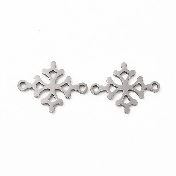 

PandaHall 201 Stainless Steel Connector Charms, Christmas Snowflake Links, Stainless Steel Color, 14x18x1mm, Hole: 1.5mm 201 Stainless Steel...