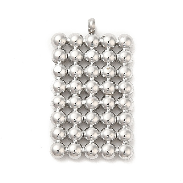 

PandaHall 304 Stainless Steel Pendants, Rectangle Charm, Stainless Steel Color, 27x15x2.8mm, Hole: 1.5mm 304 Stainless Steel Rectangle