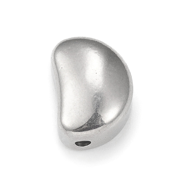 

PandaHall 304 Stainless Steel Beads, Kidney Bean, Stainless Steel Color, 12x9x6mm, Hole: 1.6mm 304 Stainless Steel Vegetables