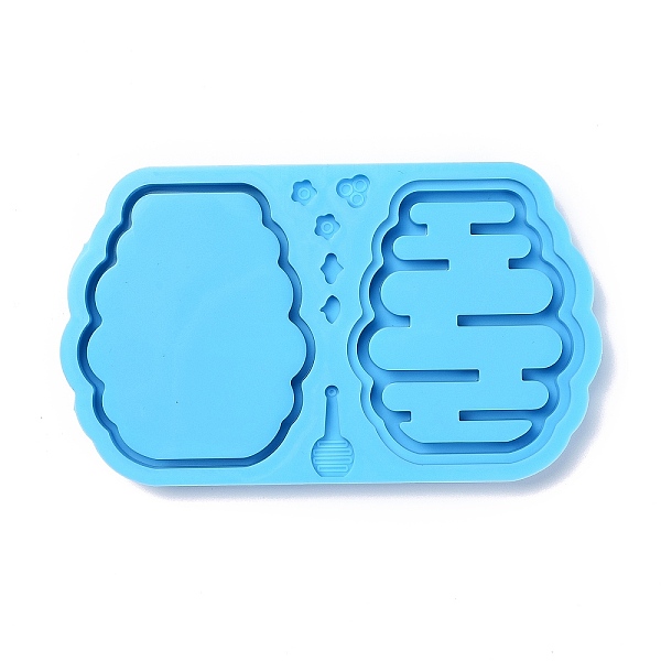

PandaHall Shaker Mold, DIY Quicksand Jewelry Silicone Molds, Resin Casting Molds, For UV Resin, Epoxy Resin Jewelry Making, Deep Sky Blue...