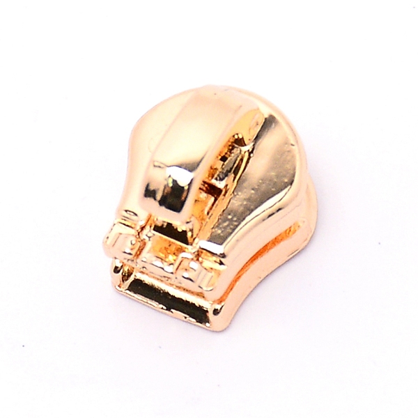 

PandaHall Zinc Alloy Replacement Zipper Sliders, for Luggage Suitcase Backpack Jacket Bags Coat, Light Gold, 10x9x9.2mm, Hole: 3x4mm Alloy