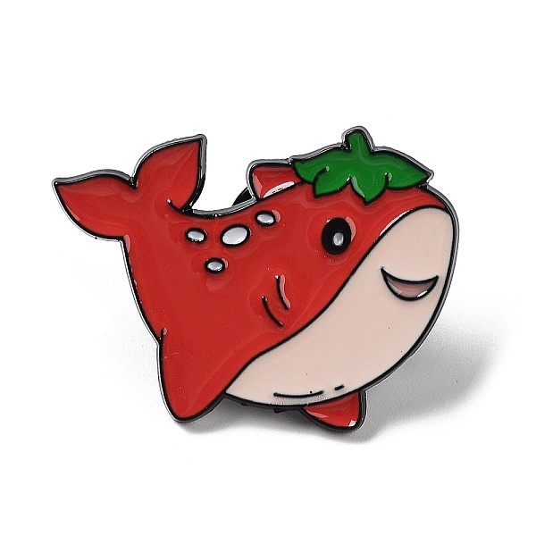 Broche De Esmalte De Aleación Animal De Fruta De Tomate