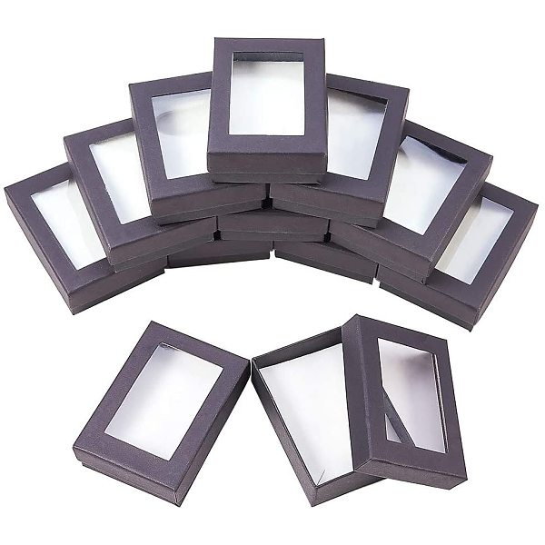 10 Pcs Cardboard Box Cardboard Jewelry Set Boxes For Necklaces