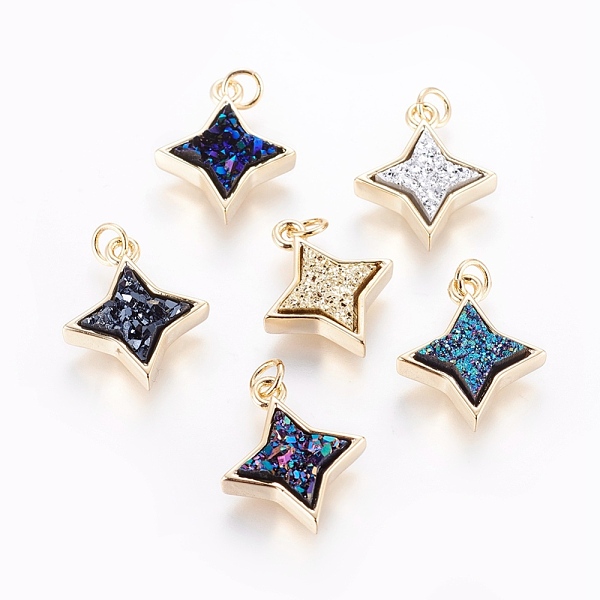 Druzy Resin Pendants - image
