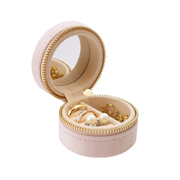 Mini Travel Velvet Storage Box for Women