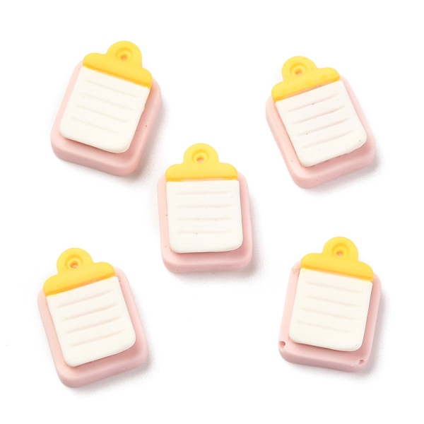 

PandaHall Resin Cabochon, Text Clip, Pink, 15x11x5.5mm Resin Others Pink
