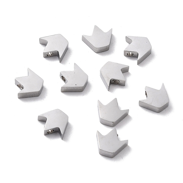 

PandaHall 304 Stainless Steel Charms, Crown, Stainless Steel Color, 8.5x10x3mm, Hole: 1.5mm 304 Stainless Steel Crown