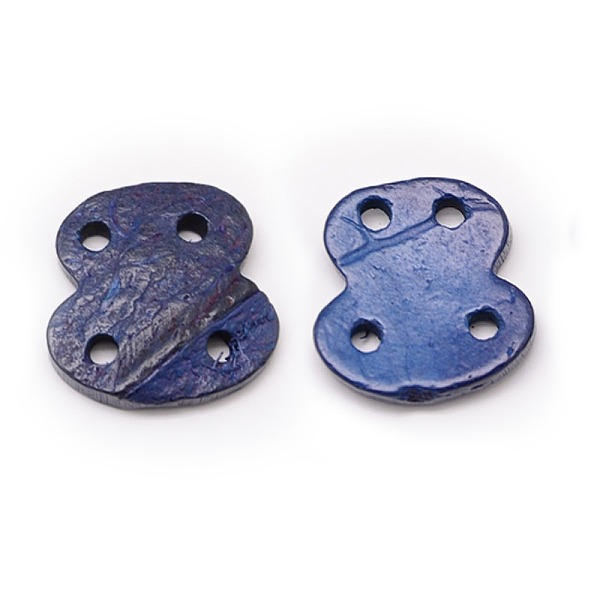 

PandaHall Dyed Wood Jewelry Findings Number 8 Shaped Coconut Chandelier Components Links, Gourd Calabash, Midnight Blue, 23x24x2~5mm, Hole...