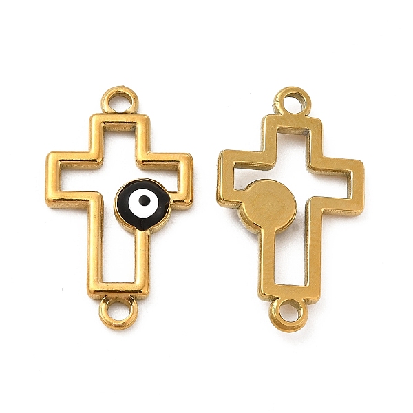 201 Stainless Steel Enamel Connector Charms