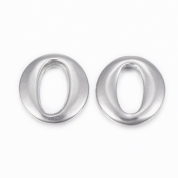 

PandaHall 304 Stainless Steel Linking Rings, Oval, Stainless Steel Color, 20x18x2.5mm, Hole: 15x9mm 304 Stainless Steel Oval
