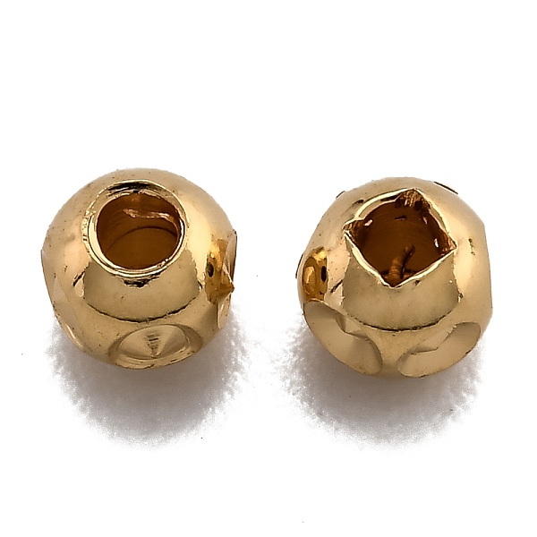 

PandaHall Brass Beads, Long-Lasting Plated, Cube, Real 24K Gold Plated, 3.5x3.5x3.5mm, Hole: 1.2mm Brass Cube