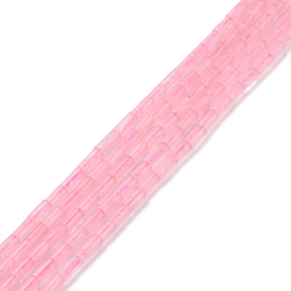 

PandaHall Natural Rose Quartz Beads Strands, Column, 3.8~4.3x2.4mm, Hole: 0.9mm, about 87pcs/strand, 14.88~15.12 inch(37.8~38.4cm) Rose...