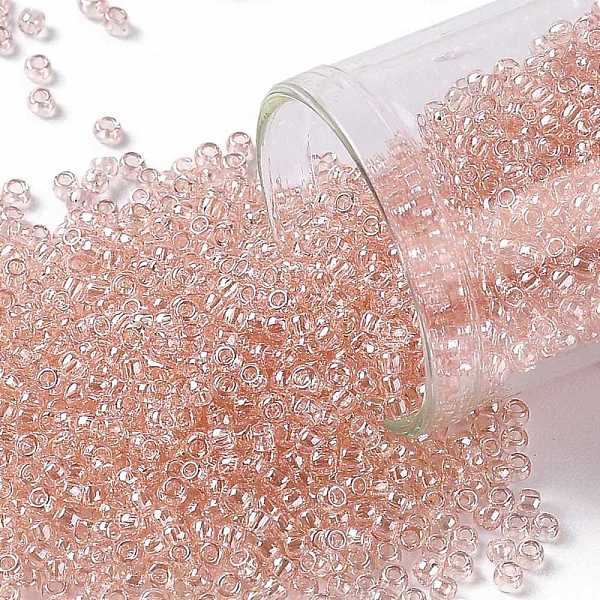 

PandaHall TOHO Round Seed Beads, Japanese Seed Beads, (106) Transparent Luster Rosaline, 11/0, 2.2mm, Hole: 0.8mm, about 5555pcs/50g Glass..., Pink
