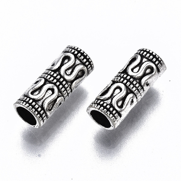 

PandaHall Tibetan Style Alloy Beads, Lead Free & Cadmium Free, Column, Antique Silver, 10x4mm, Hole: 2.5mm, about 3330pcs/1000g Alloy Column