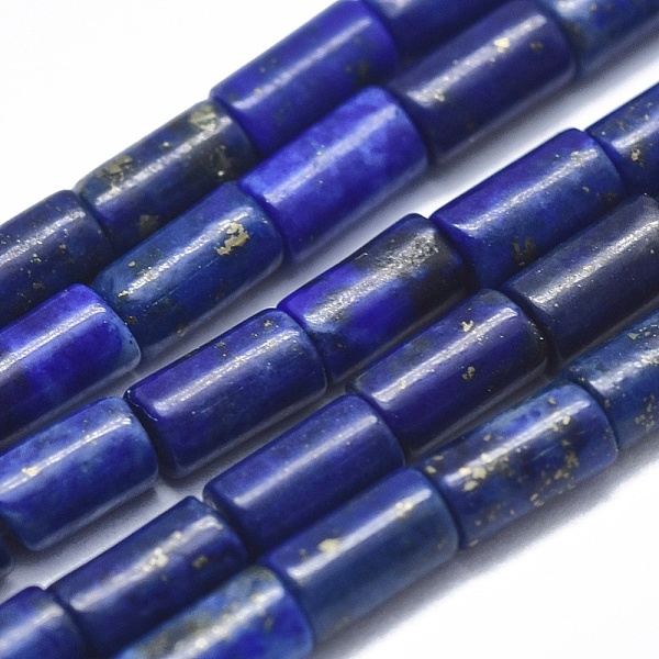 

PandaHall Natural Lapis Lazuli Beads Strands, Column, 3.5~4x2mm, Hole: 0.7mm, about 100pcs/strand, 15.35 inch(39cm) Lapis Lazuli Column