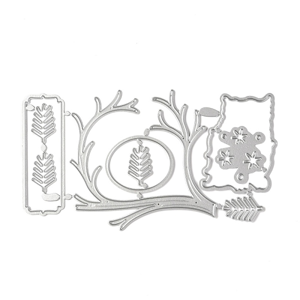 

PandaHall Carbon Steel Embossing Metal Cutting Dies for DIY Template, Decorative Embossing DIY Paper Card, Mixed Pattern, Matte Platinum...
