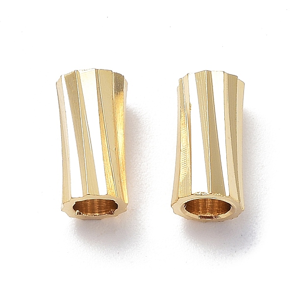 

PandaHall Rack Plating Brass Tube Beads, Lead Free & Cadmium Free Free, Real 24K Gold Plated, 4.5x9mm, Hole: 3mm Brass Tube