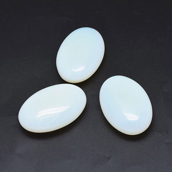 

PandaHall Opalite Massage Stone, Massage Tools, Oval, 60x40x20~21mm Opalite Oval
