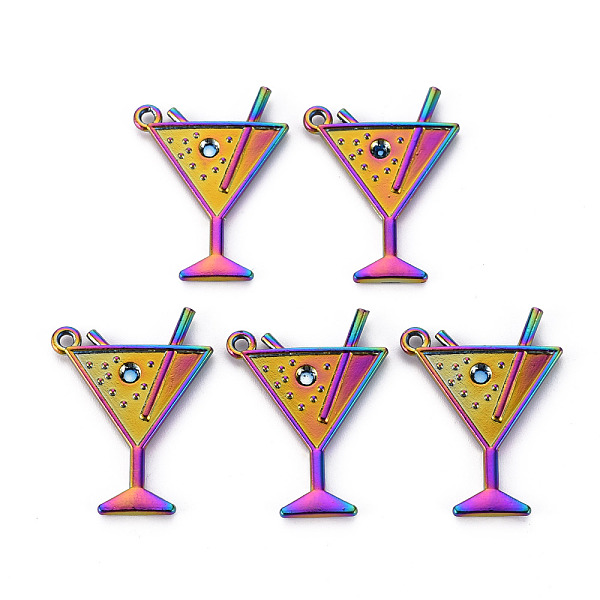 

PandaHall Alloy Pendant Rhinestone Settings, Cadmium Free & Nickel Free & Lead Free, Cup, Rainbow Color, Fit for 2mm Rhinestone, 30x22.5x3mm...