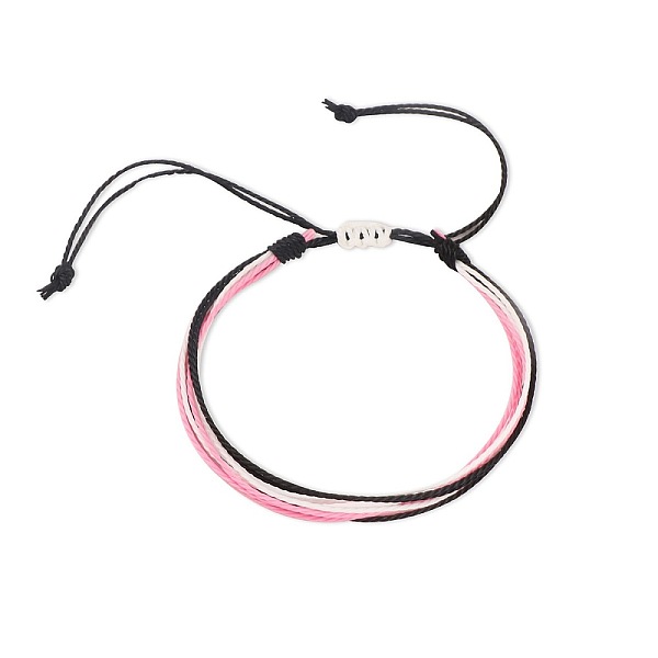 

PandaHall Colorful Wax Thread Bracelets Fibre