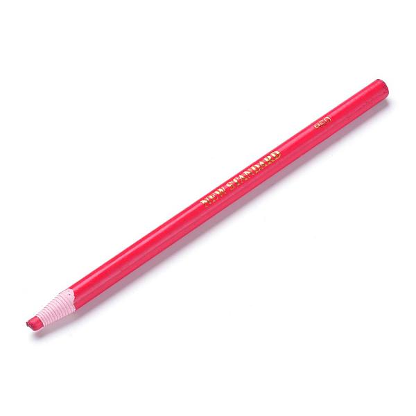 

PandaHall Oily Tailor Chalk Pens, Red, 165~170x8mm, 12pcs/box Wood Red