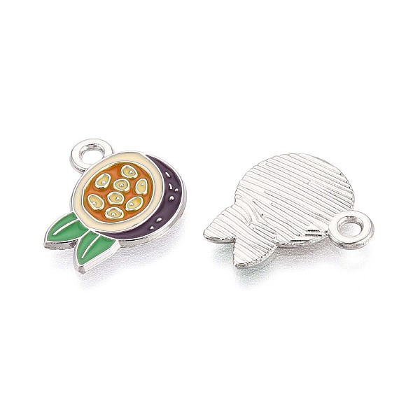 Fruit Alloy Enamel Charms