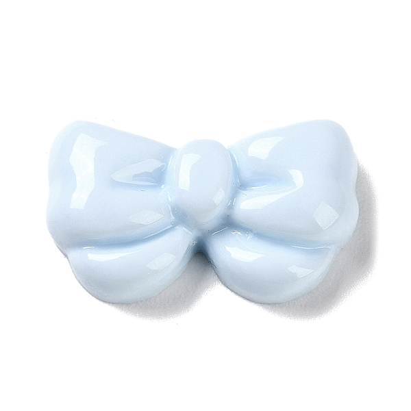 

PandaHall Opaque Resin Decoden Cabochons, Bowknot, Cornflower Blue, 14x23x6.5mm Resin Bowknot