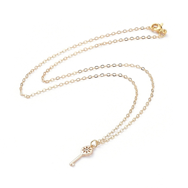 

PandaHall Brass Micro Pave Cubic Zirconia Pendant Necklace, with Brass Cable Chains, 304 Stainless Steel Lobster Claw Clasps and Cardboard...