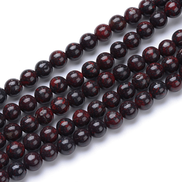 Natural Bloodstone Beads Strands