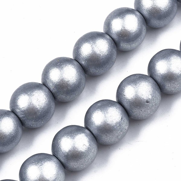 

PandaHall Spray Painted Natural Wood Beads Strands, Round, Light Grey, 15~16x14~15mm, Hole: 3~4mm, about 25pcs/strand, 14.33 inch~14.65 inch...